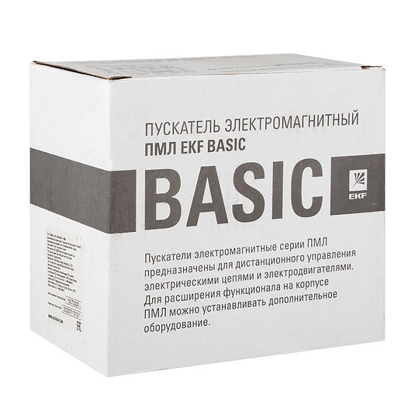 Пускатель электромагнитный серии ПМЛ-4160М 65А 230В EKF Basic