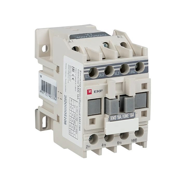 Контактор КМЭ-1 18А 1NO 230В AC EKF