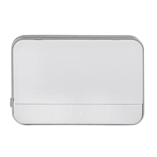 Звонок беспр. на батарейках Classic (2x1,5В АА, бел.-сер. 51 мелод. с индик. 4 ур.) EKF
