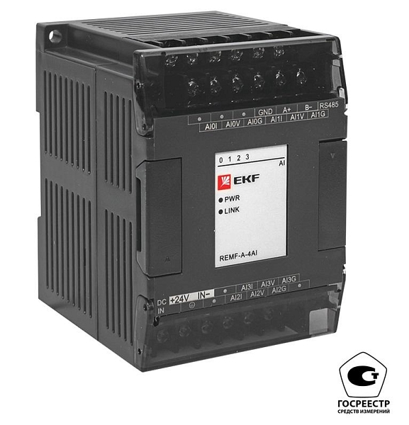 Модуль аналогового ввода REMF 4 PRO-Logic EKF (с поверкой)