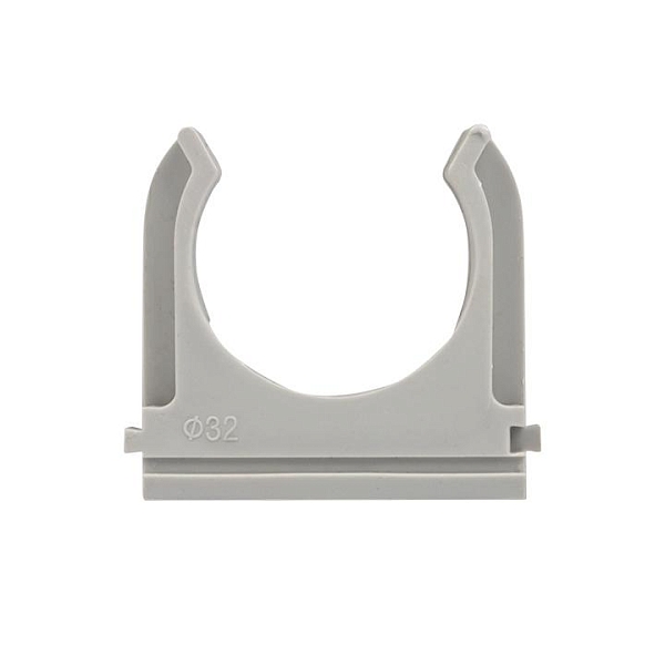 Крепеж-клипса d32 мм (10 шт) серая EKF-Plast