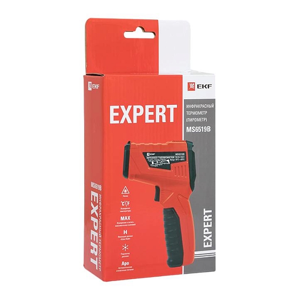 Инфракрасный термометр(пирометр) MS6519B EKF Expert