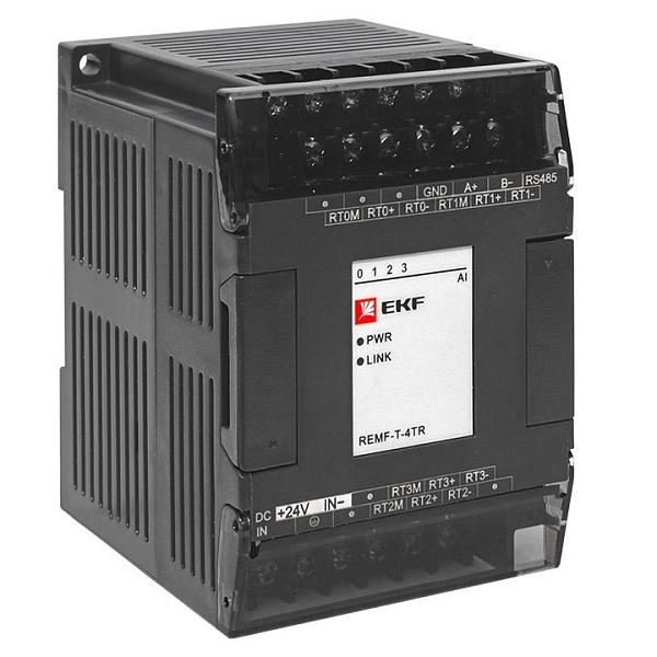 Модуль ввода термосопротивлений REMF 4 PRO-Logic EKF (без поверки)