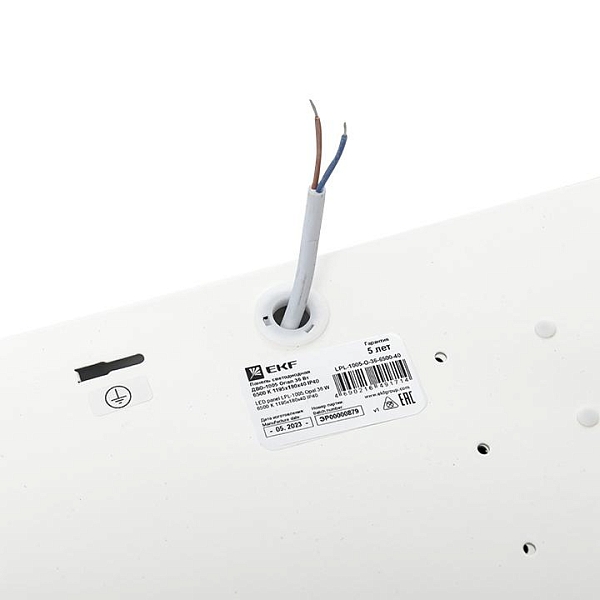 Панель светодиодная ДВО-1005 Опал 36Вт 6500К 1195x180x40 IP40 EKF