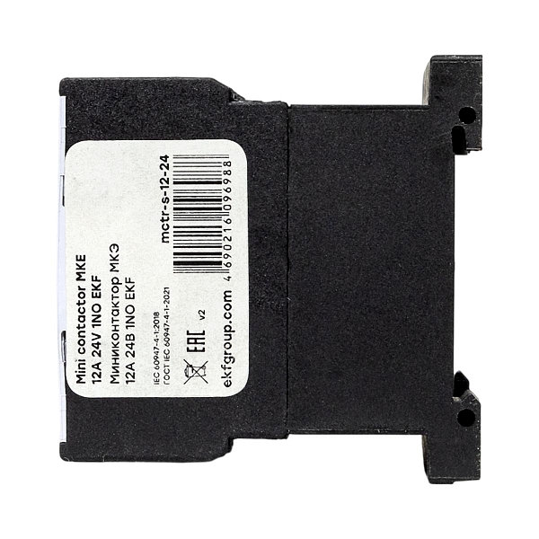 Контактор МКЭ-1 12А 1NO 24В AC EKF