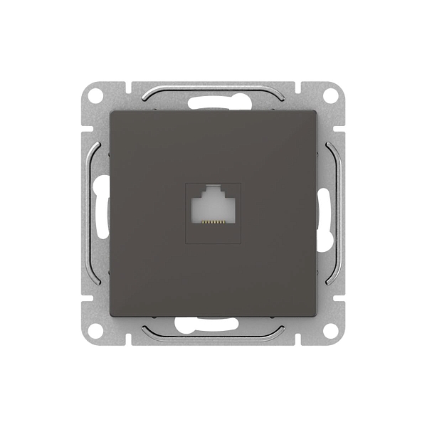 Механизм розетки RJ45 (cat6), мокко Эпика EKF