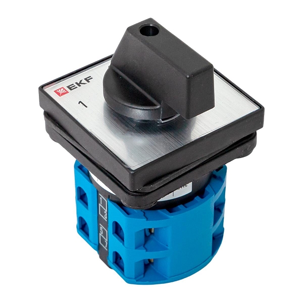 Переключатель кулачковый ПК-1-22 25А 2P «1-0-2» IP65 EKF