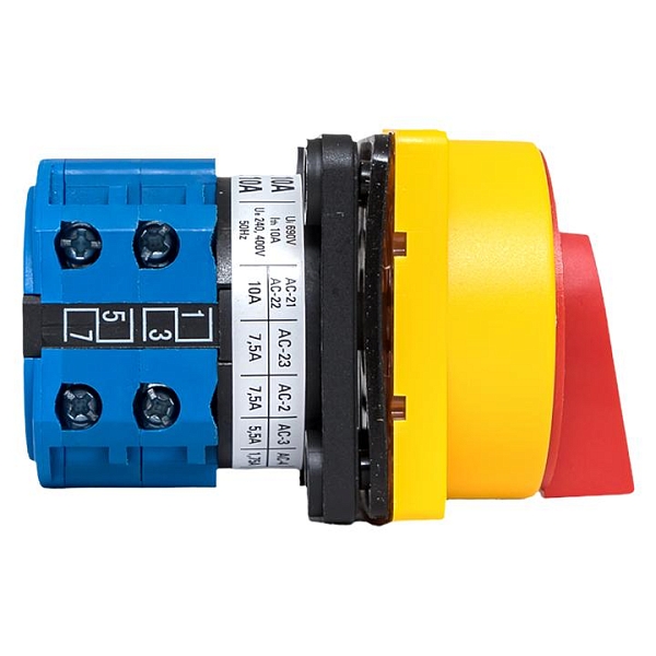 Переключатель кулачковый ПК-1-22 10А 2P "1-0-2" с блокировкой IP65 EKF PROxima