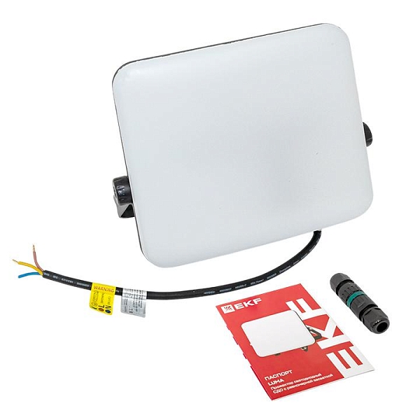 Прожектор светодиодный СДО-4005 100Вт 4000К IP65 с равномерной засветкой LUMA EKF
