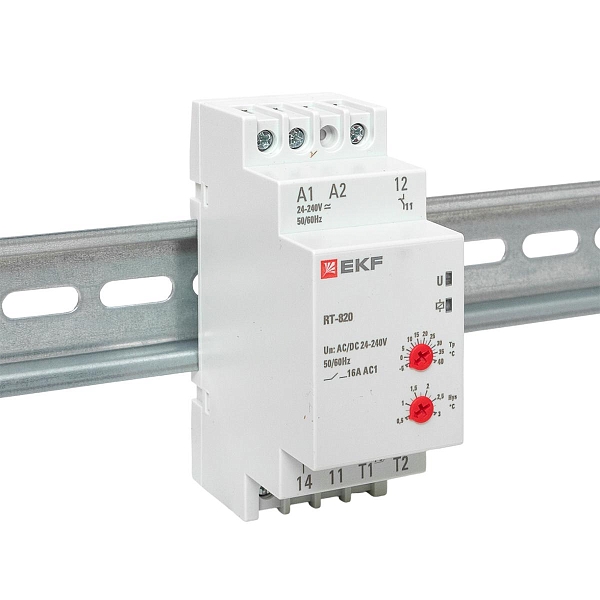 Реле температуры RT-820 (-5....+40 С) EKF PROxima
