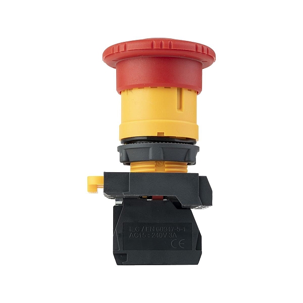 Кнопка SB-81 грибовидная поворотная 1NC красная IP65