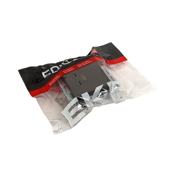 Механизм розетки USB-C - 2шт, мокко Эпика EKF