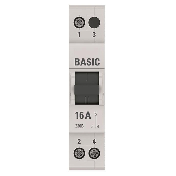 Трехпозиционный переключатель 1P 16А Basic