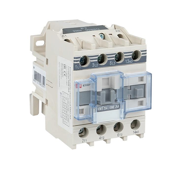 Контактор КМЭ-2 25А 1NO 230В AC EKF