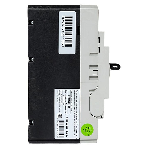 Выключатель автоматический в литом корпусе AV-POWER-2/3 250А 100кА ETU2.0 EKF
