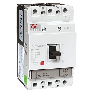 Выключатель автоматический в литом корпусе AV-POWER-1/3 160А 35кА TR EKF