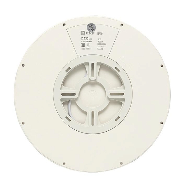 Умный потолочный светильник 230 мм 18 W EKF Connect