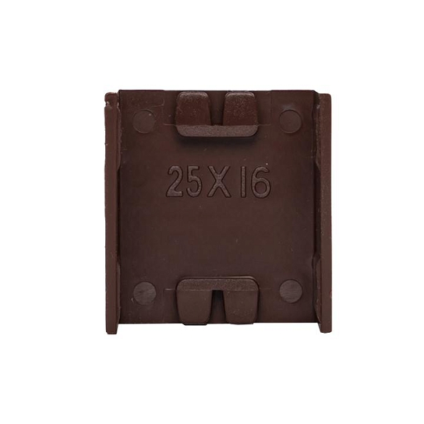 Соединитель (25x16) (4 шт) темное дерево EKF-Plast 