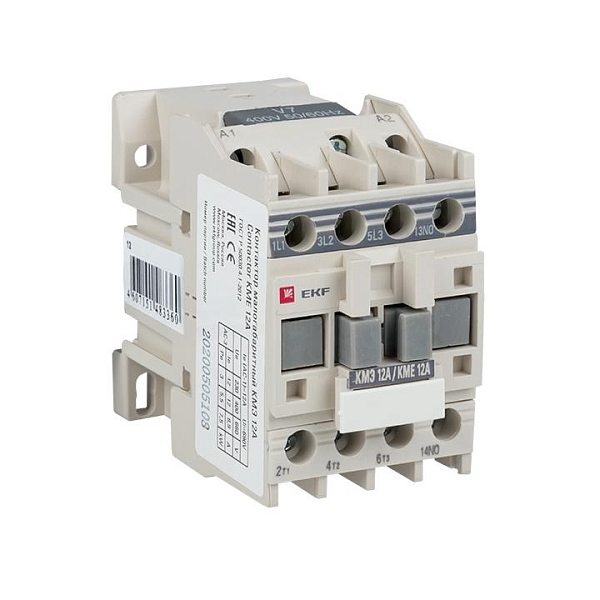 Контактор КМЭ-1 12А 1NO 24В AC EKF
