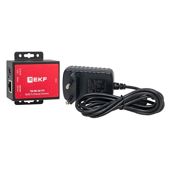1-портовый преобразователь RS-232 в Ethernet, EKF, MC-232-TCP TSX EKF