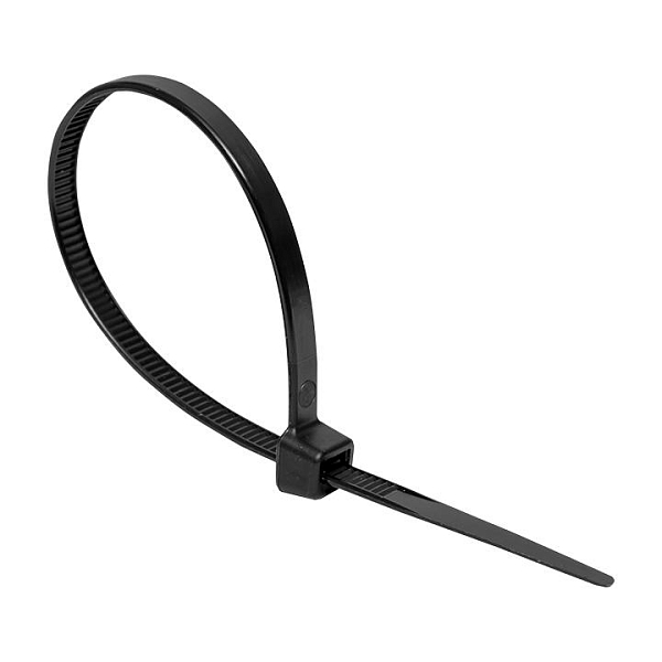 Хомут P6.6 стандартный (ч), 2.5x150 (100шт) FlexLock EKF