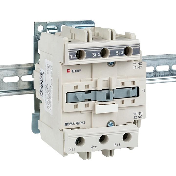 Контактор КМЭ-3 95А 1NO+1NC 400В AC EKF