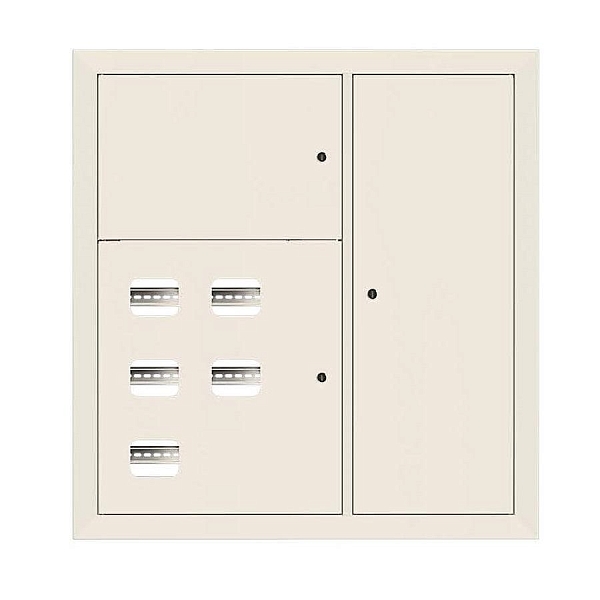 Щит этажный 5 кв. RAL9001 (1000x950x150) EKF Basic