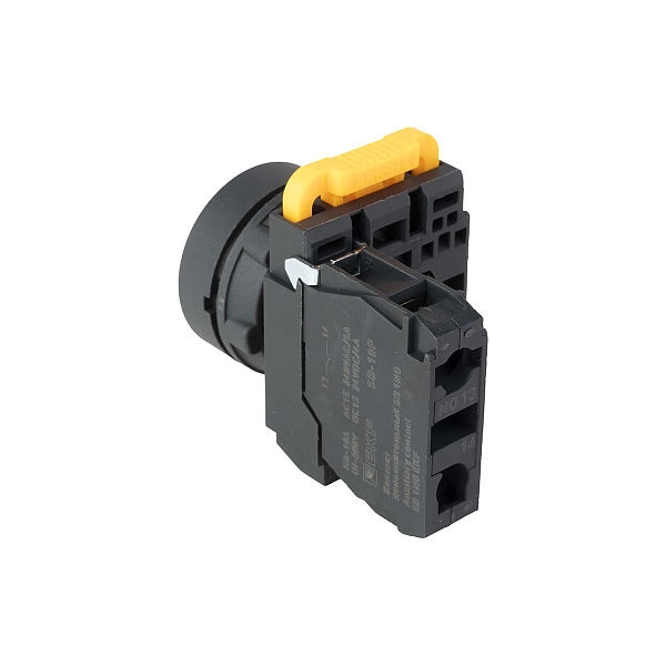 Кнопка SB-21 плоская без фиксации 1NO белая IP65 EKF
