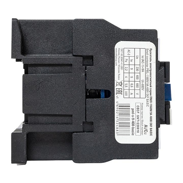 Пускатель электромагнитный серии ПМЛ-1160М 9А 400В EKF Basic