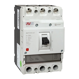 Выключатель автоматический в литом корпусе AV-POWER-2/3 100А 80кА TR EKF