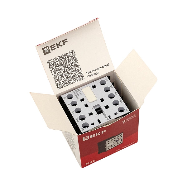 Контактор МКЭ-1 9А 1NO 230В AC EKF