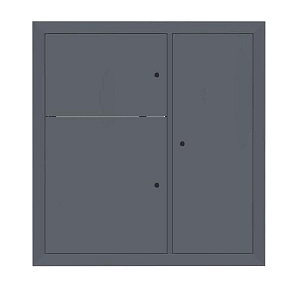 Щит этажный до 8 кв. без окон RAL7024 (1000x950x150) EKF PROxima