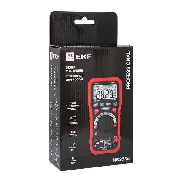 Мультиметр цифровой MS8236 EKF Professional