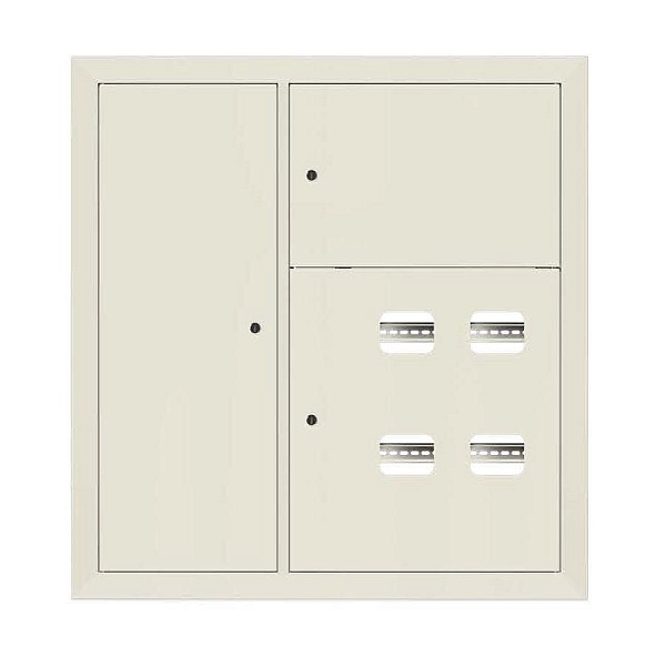 Щит этажный 4 кв. слаботочка слева RAL9002 (1000x950x150) EKF PROxima