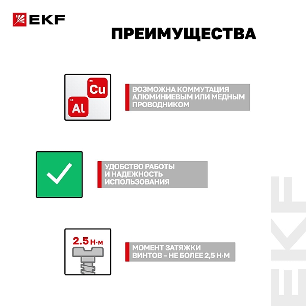 Выключатель дифференциального тока ВДТ-40 4P 40А 30мА тип АС электронный 4,5кА BASIC