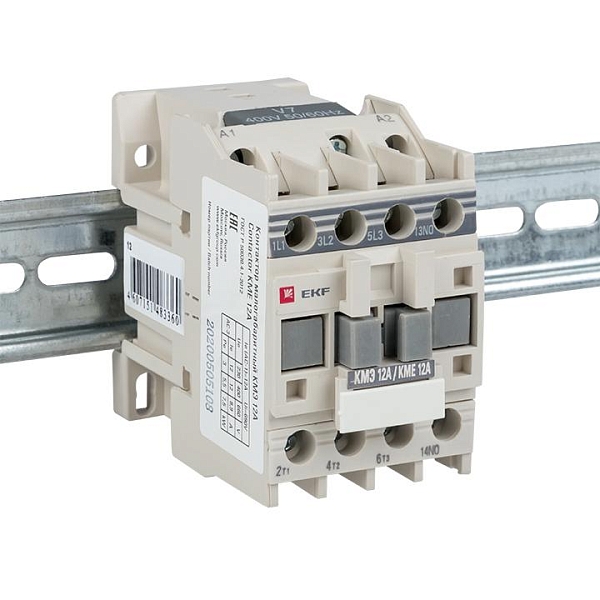 Контактор КМЭ-1 12А 1NO 400В AC EKF