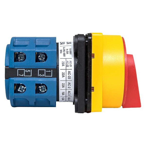 Переключатель кулачковый ПК-1-22 25А 2P "1-0-2" с блокировкой IP65 EKF PROxima