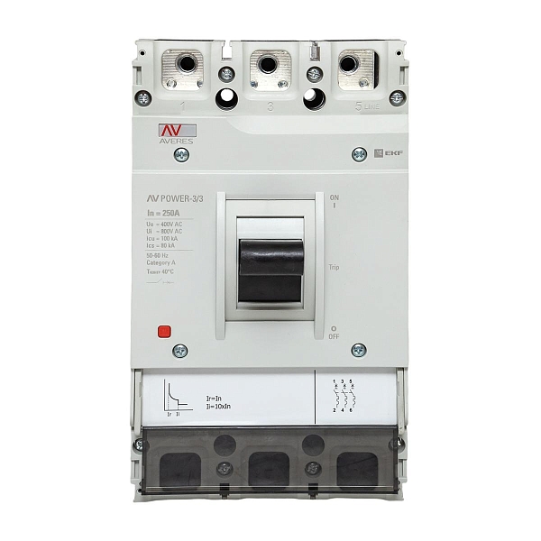 Выключатель автоматический в литом корпусе AV-POWER-3/3 250А 100кА TR EKF