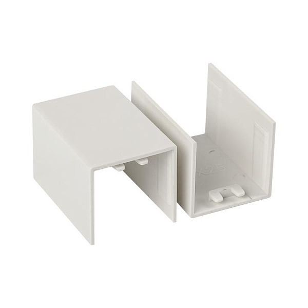 Соединитель (25x25) (4 шт) белый EKF-Plast 