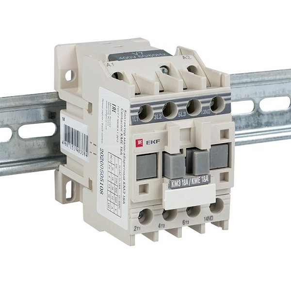 Контактор КМЭ-1 18А 1NO 400В AC EKF