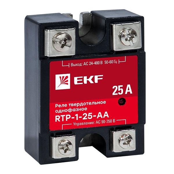 Реле твердотельное однофазное RTP-25-AA EKF PROxima