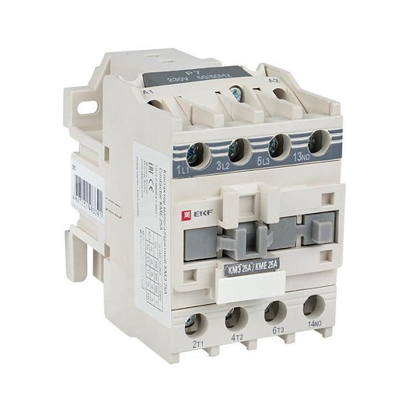 Контактор КМЭ-2 25А 1NO 230В AC EKF