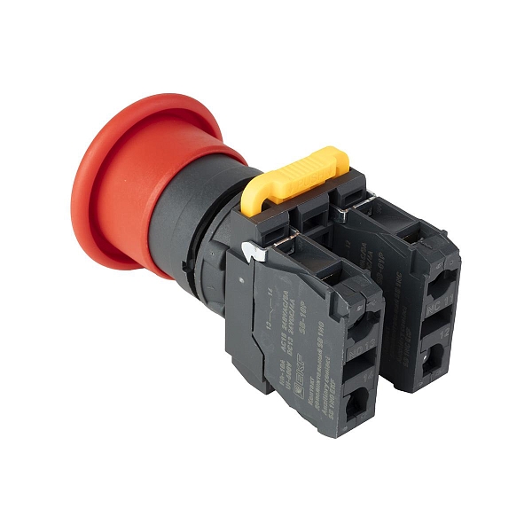 Кнопка SB-34 грибовидная 1NO+1NC красная EKF