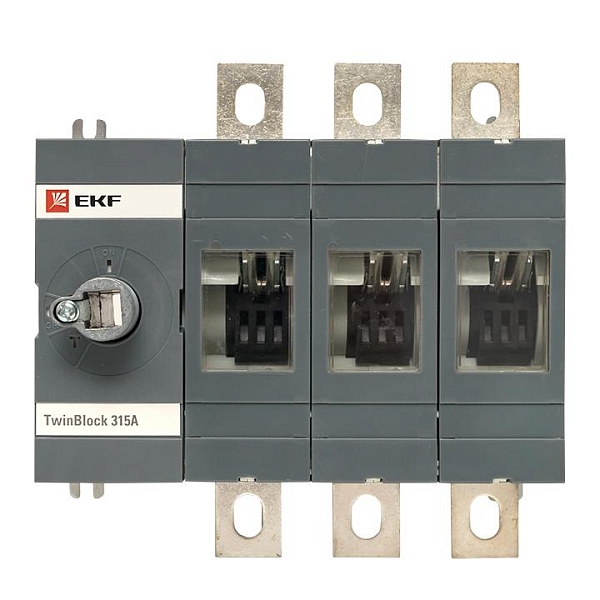 Рубильник 315A 4P без рукоятки управления TwinBlock EKF