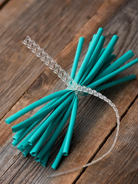 Хомут гибкий (20 шт.) белый FlexSTRAP EKF