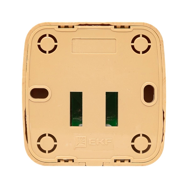 Розетка RJ-45 1-местная ОП Минск, 1А, 120В, светлое дерево EKF