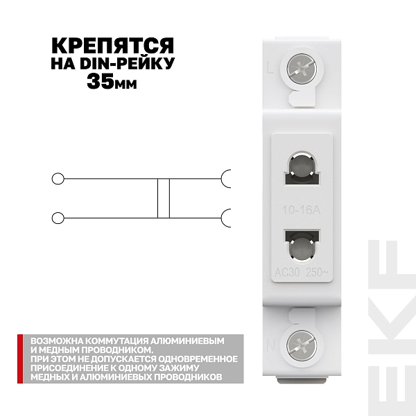 Розетка РД-47 240В EKF PROxima 
