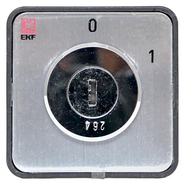 Переключатель кулачковый ПК-1-112 10А 2P «0-1» с ключом EKF PROxima