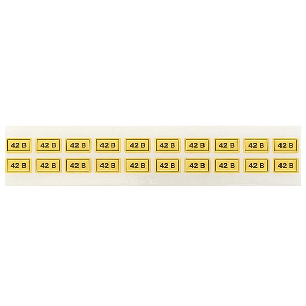 Наклейка "42В" (10x15) EKF PROxima