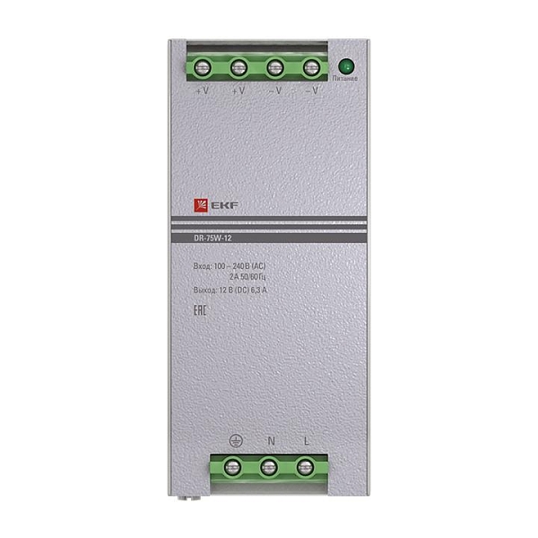 Блок питания 12В DR-75W-12 EKF PROxima